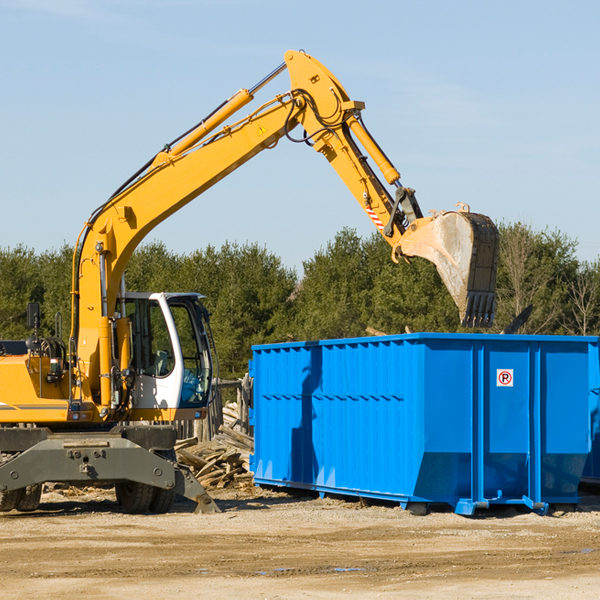 how many times can i have a residential dumpster rental emptied in Thompson CT